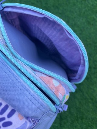 Mochila Carro Sportandem Floral Morada