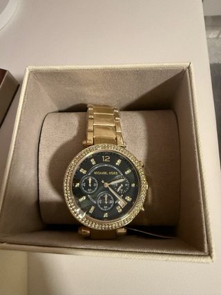 Reloj Michael Kors Dorado y Verde