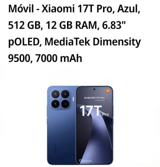Xiaomi 17T Pro 512GB Blu