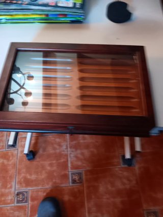 Caja para plumas y bolígrafos de madera