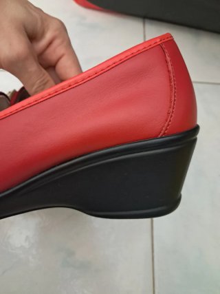 Mocassini donna pelle rossi taglia 38