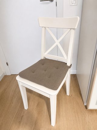 Pack 4 Sillas Comedor Madera Blanca