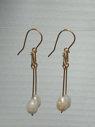 Pendientes Perlas Barrocas Antigua Roma Acero