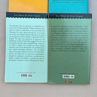 Lote libros de viaje Siete Leguas
