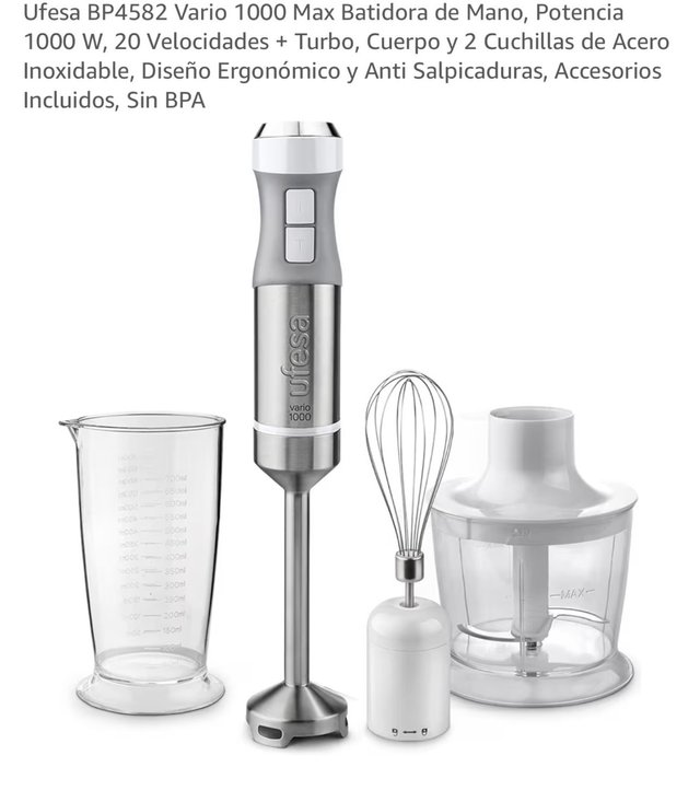Batidora de Mano Ufesa Vario 1000