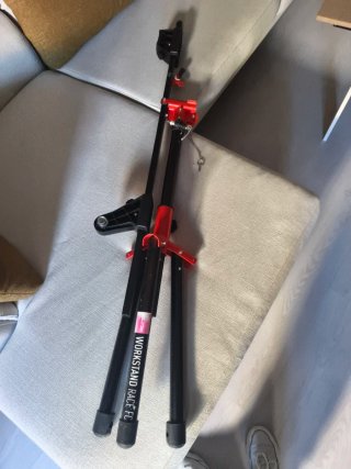 Caballete para mantenimiento de bicicleta