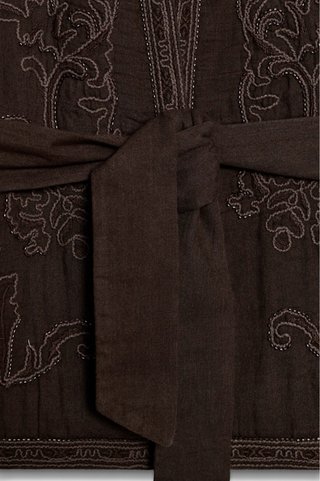 Chaqueta Kimono Zara Bordados Cinturón