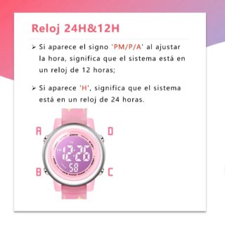 Reloj digital infantil unicornio