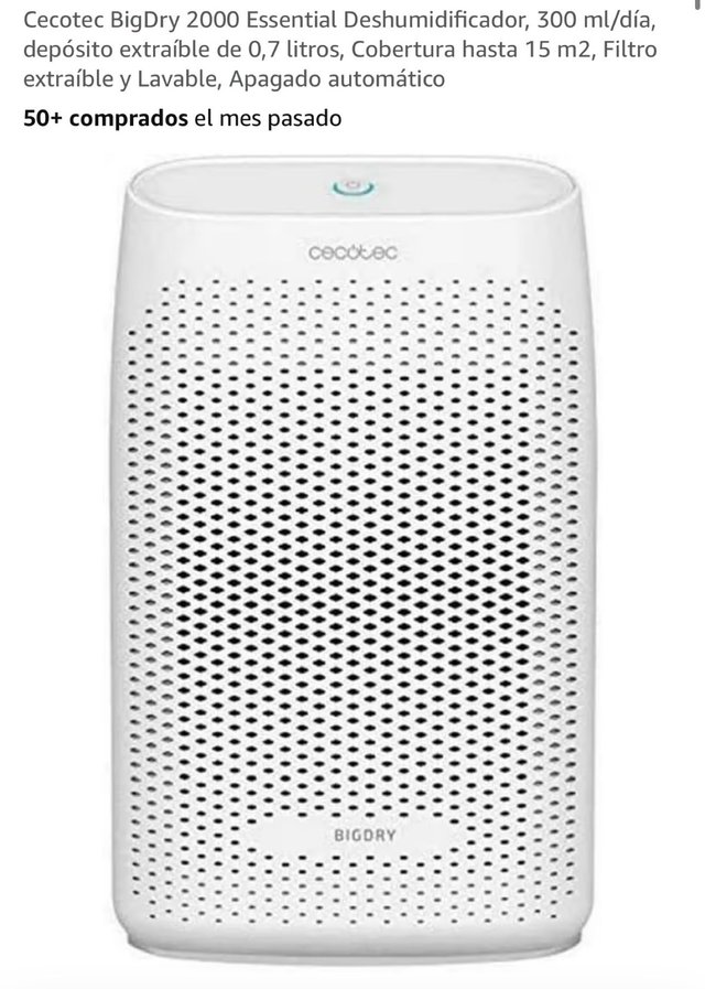 Deshumidificador Cecotec BigDry 2000 Essential