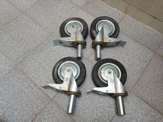 Ruedas de andamio (4 unidades) buen estado