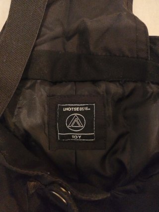 Pantalón de Nieve Infantil Negro