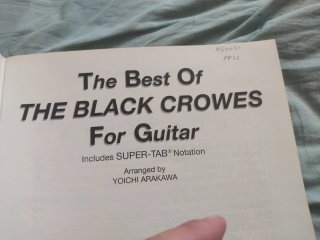 Partituras Black Crowes para Guitarra