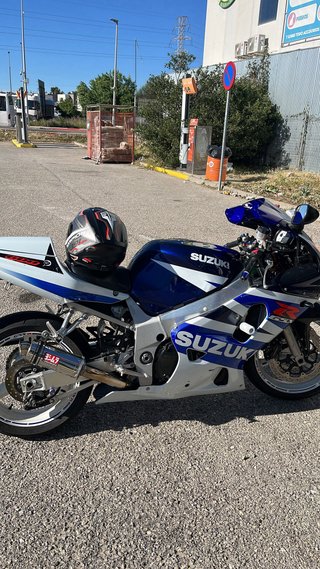 Suzuki GSXR 600 k3 Sportbike Azul/Blanco