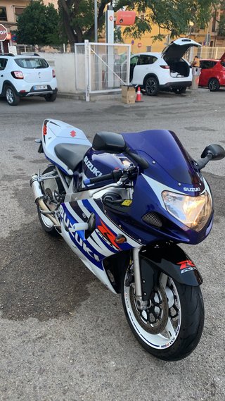 Suzuki GSXR 600 k3 Sportbike Azul/Blanco