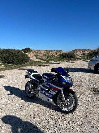 Suzuki GSXR 600 k3 Sportbike Azul/Blanco