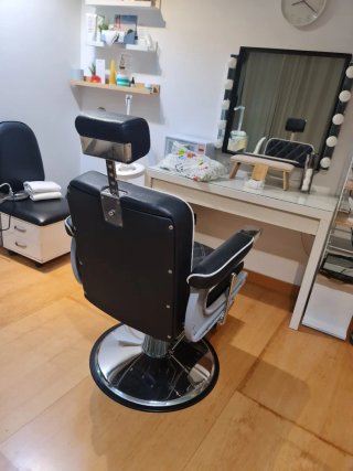 Sillón Peluquería/Maquillaje Negro