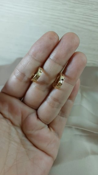 Pendientes Vintage Chapado Oro 18k Pequeños