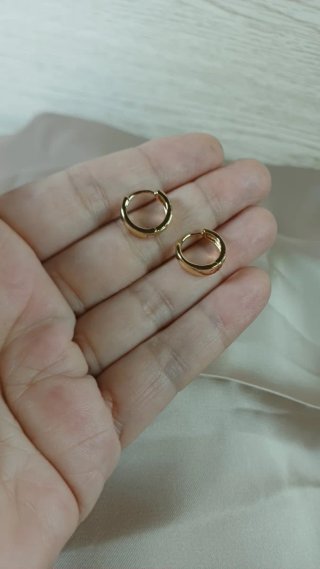 Pendientes Vintage Chapado Oro 18k Pequeños