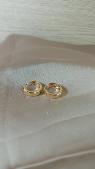 Pendientes Vintage Chapado Oro 18k Pequeños