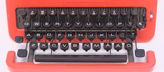 Macchina da scrivere Olivetti Valentine Arancione