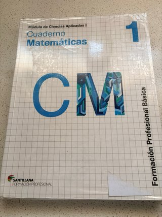 Cuaderno matemáticas 1 Formación Profesional Bá...