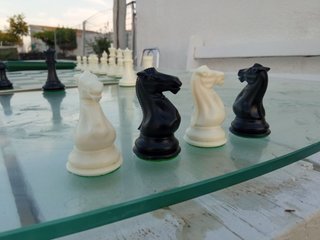 Ajedrez Completo Negro y Blanco