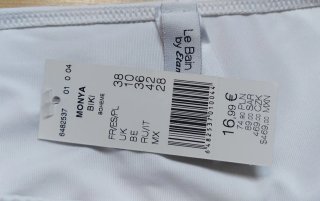 Nuevo ETAM Braguita bikini Talla 38