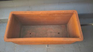 Jardinera grande terracota