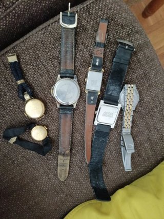 Lote de 6 relojes de pulsera