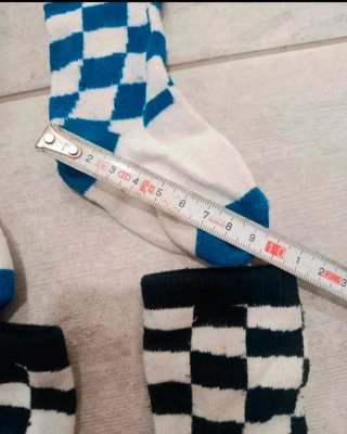 Calcetines niño/a a cuadros.Talla 1-3 años