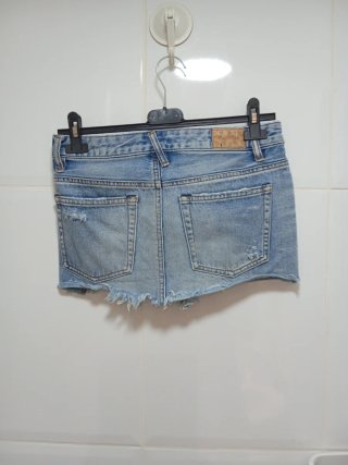 Falda vaquera mini Pull&Bear T.32