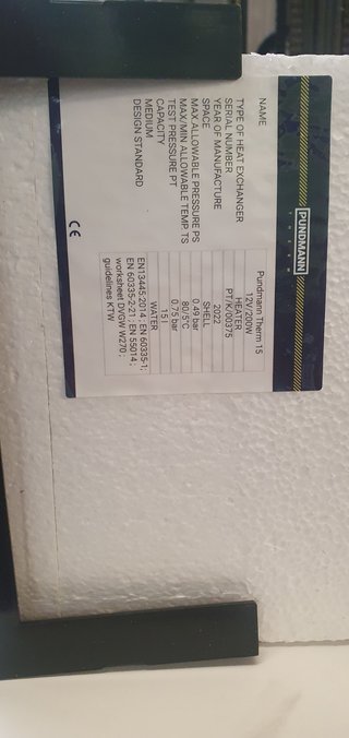 Calentador Pundmann Therm15 Termo Camper