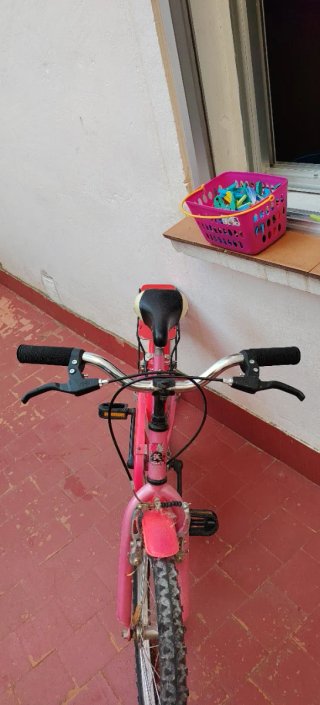Bicicleta infantil rosa