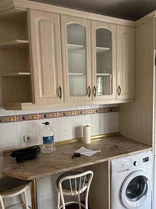 Muebles de cocina madera y piedra