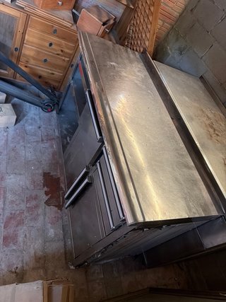 Mesa de acero inoxidable 1,5m