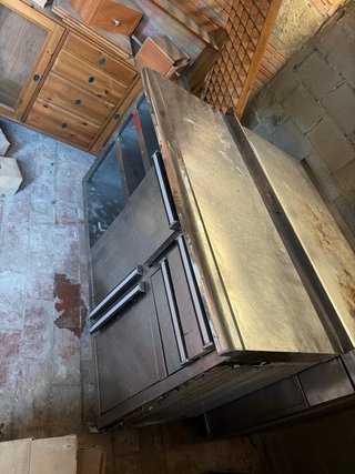 Mesa de acero inoxidable 1,5m
