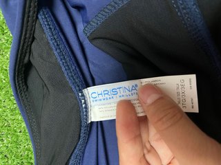 Falda de baño azul Christina Talla