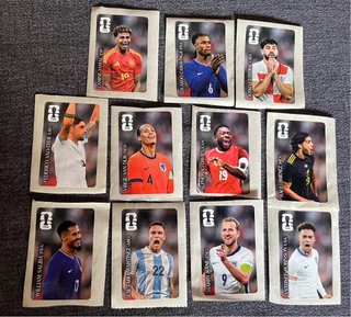 11 cromos Panini Mundial 2026 Coca Cola