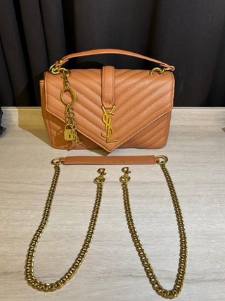 Bolso YSL Beige con Llavero