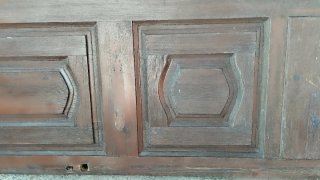 Puerta exterior madera maciza