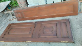 Puerta exterior madera maciza