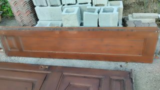 Puerta exterior madera maciza