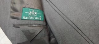 Abito uomo 100% lana fresco TG 50 Monti del Duca