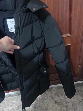 Anorak acolchado 80% plumón 20% pluma