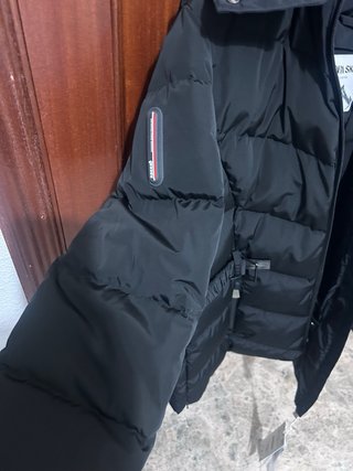 Anorak acolchado 80% plumón 20% pluma