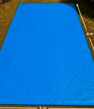 Lona suelo piscina 3x4m extrafuerte