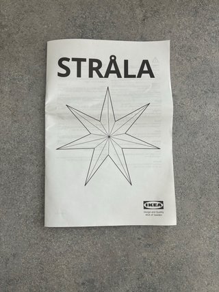 Ikea Strala Lampada Lanterna Stella a sospensione