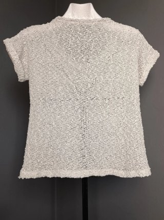 Camiseta Mango Crema Talla M Mujer