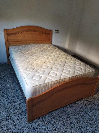 Cama Matrimonio Madera 1.35m