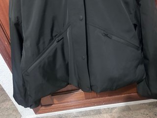 Anorak acolchado negro mujer